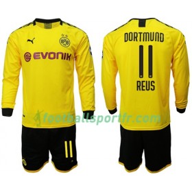Tenue BV 09 Borussia Dortmund Reus 11 Enfant Domicile 2019-2020 Maillot de Foot ML